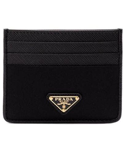 white prada wallet|prada nylon cardholders.